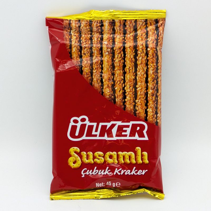 ULKER Sesame Stick Crackers - Susamli Cubuk Kraker 45g