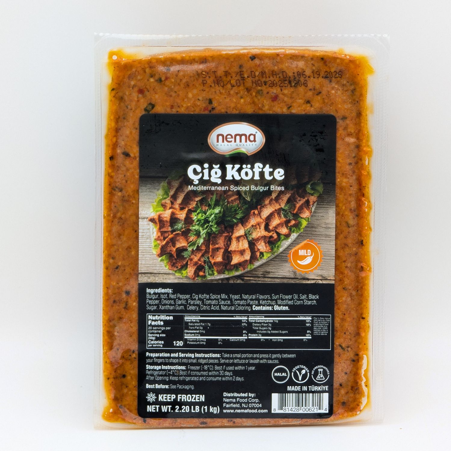 NEMA Family Pack Cigkofte Mild 1kg
