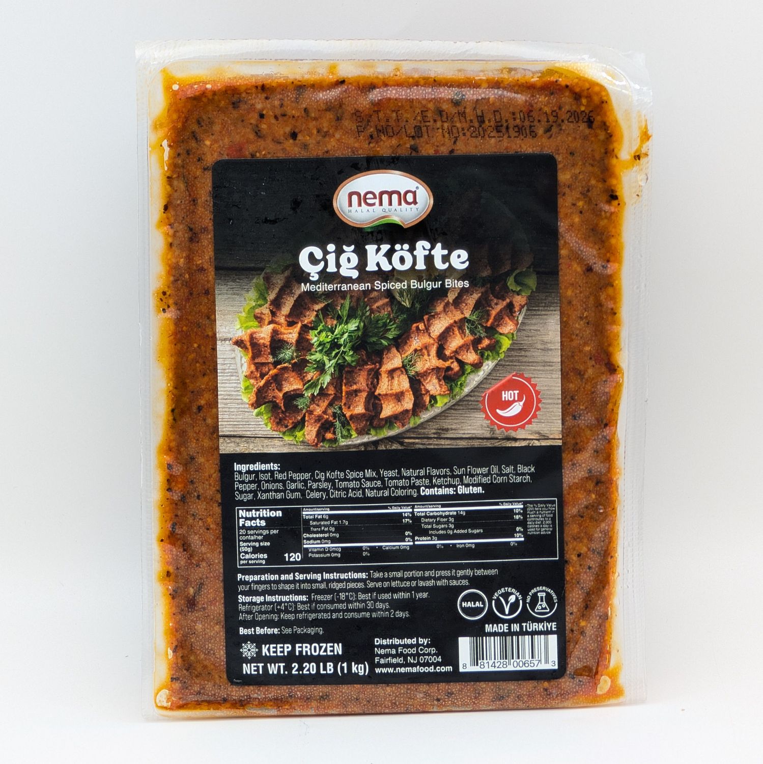 NEMA Family Pack Cigkofte Hot 1kg