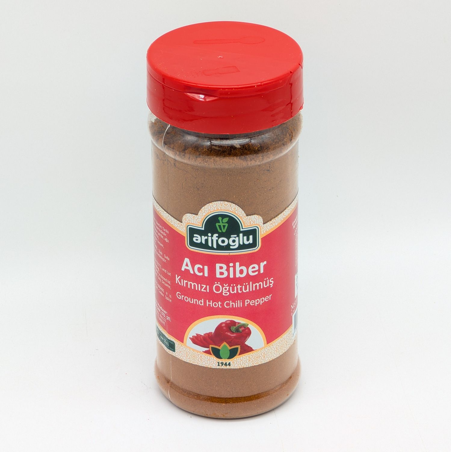 ARIFOGLU Ground Hot Red Pepper - Aci Kirmizi Biber Ogurtulmus 175g