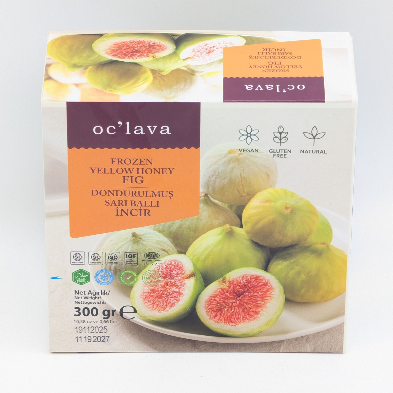 OC'LAVA Frozen Figs Yellow Honey - Dondurulmus Sari Balli Incir 300g