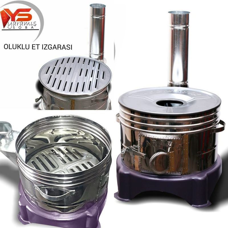 21 Parca Semaverli Mangal Full Bbq Set Guvec Mangal - Hem Tuplu Hem Komurlu / Odunlu By Yaramis Mangal