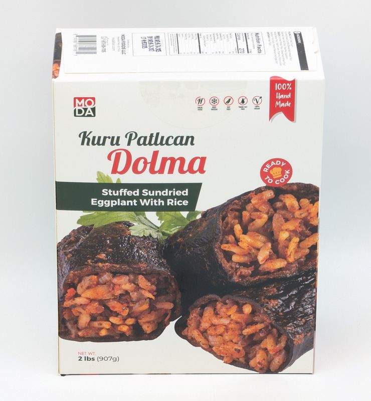 MODA Kuru Patlican Dolma - Stuffed Sundried Eggplant with Rice 2lb