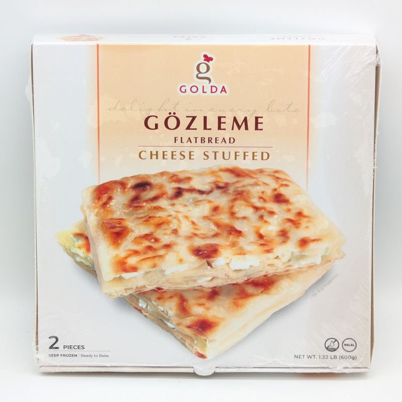 GOLDA Gozleme Flatbread Cheese Stuffed 600g (2pcs x 300g)