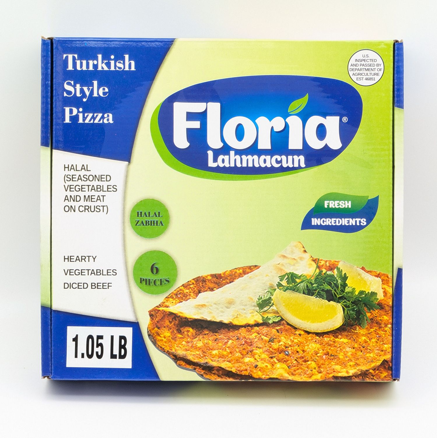FLORIA Mild Lahmacun Lahmajun 1.05lb (2.8pz x 6pcs)