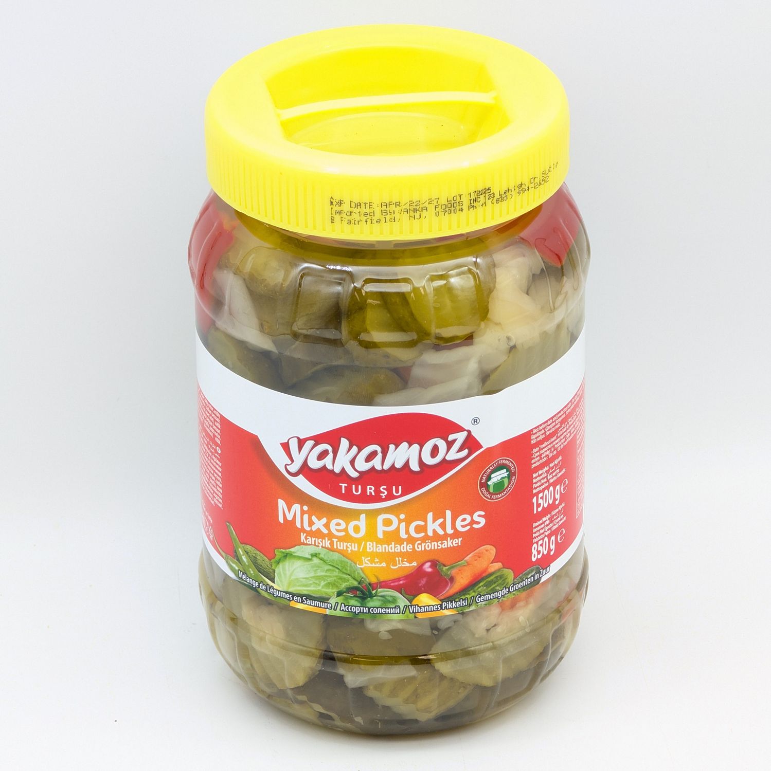 YAKAMOZ Pickled Mixed Vegetables 850g/1.5L