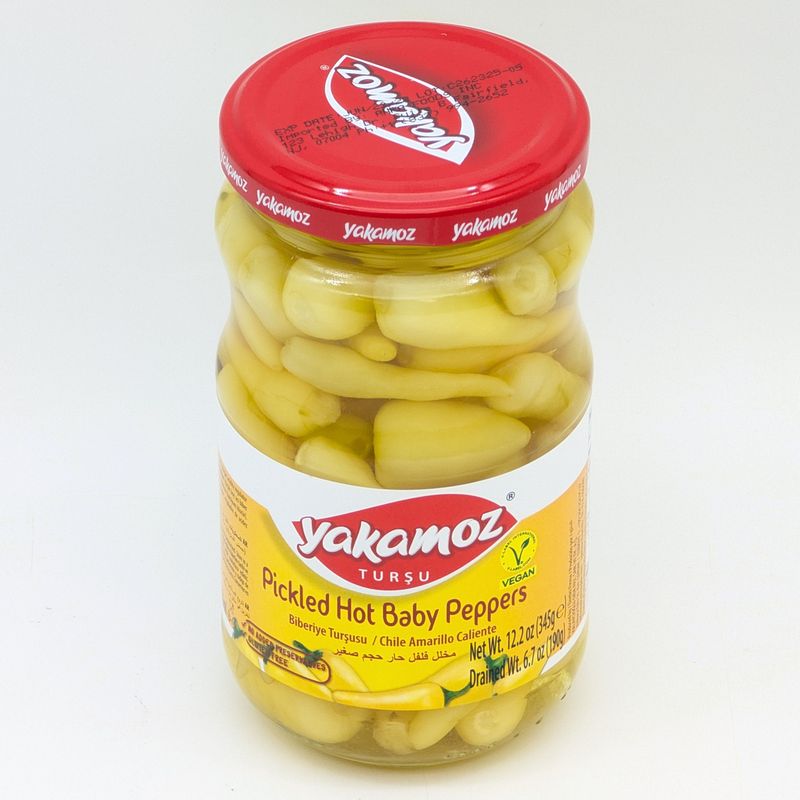 YAKAMOZ Picked Hot Baby Peppers - Biberiye Tursusu 190g/345g