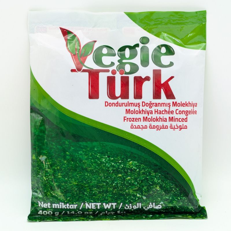 VEGIE TURK Frozen Minced Molokhia - Dondurulmus Dogranmis Molekhiya 400g