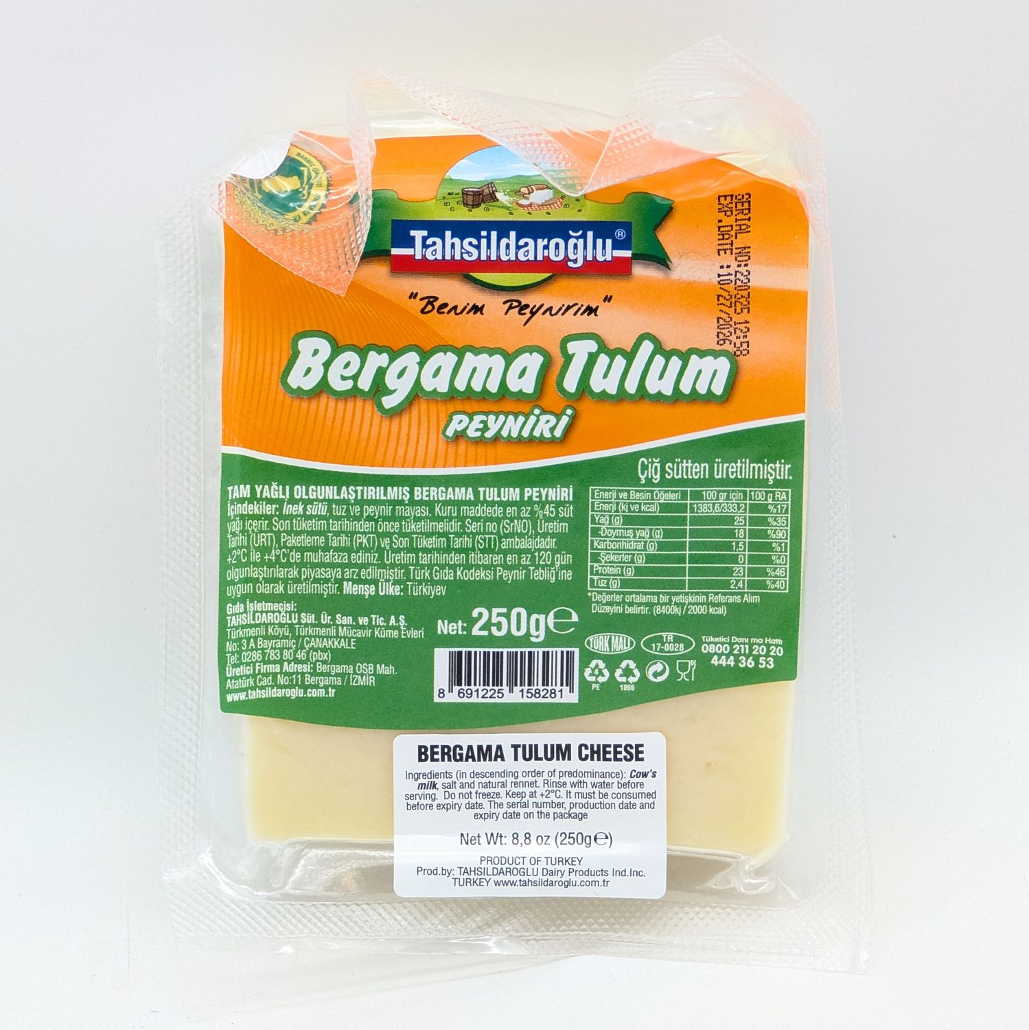 TAHSILDAROGLU Bergama Tulum 250g