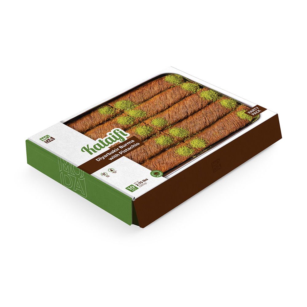 MODA Diyarbakir Burma Kataifi with Pistachio 20pcs 5.5lb 2.5kg
