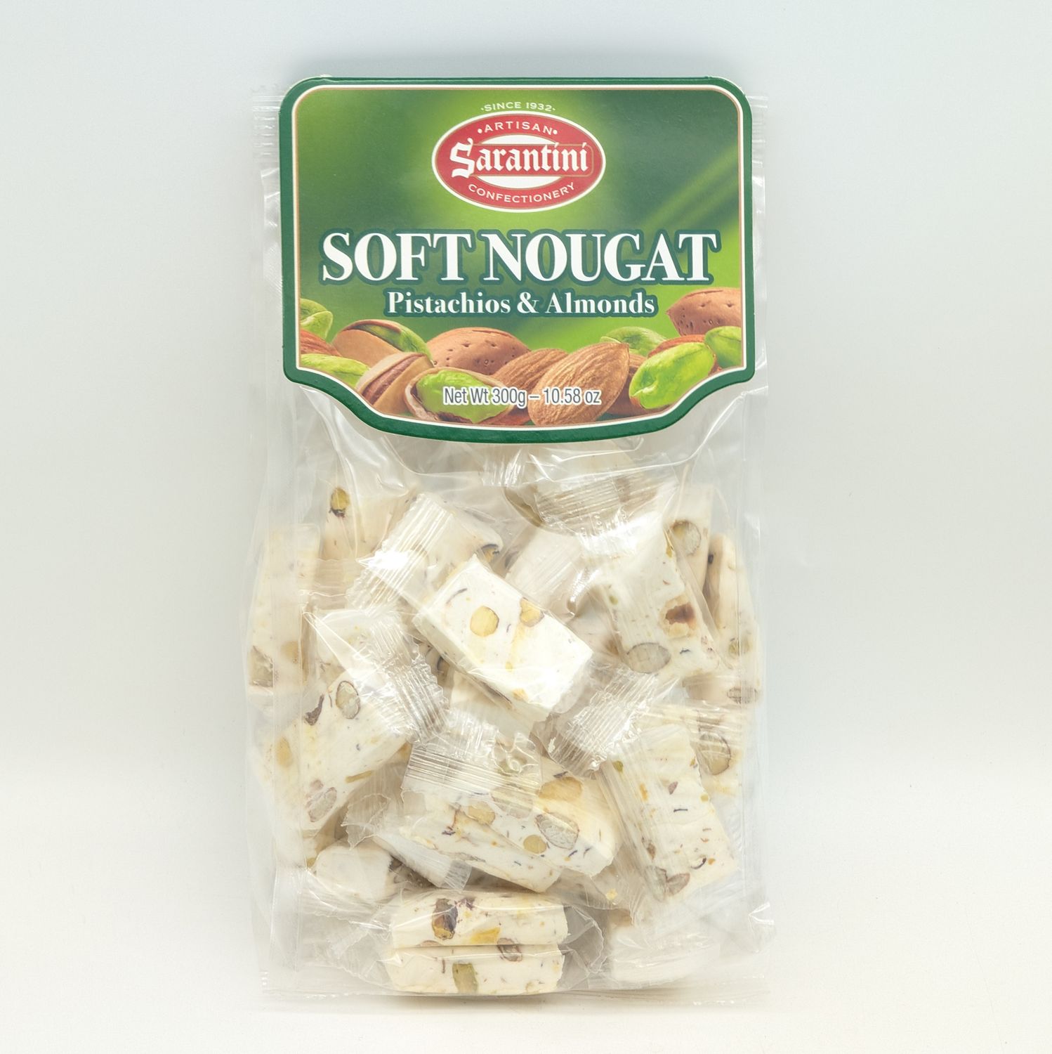 TATSAN SARANTINI Soft Nougat Halva Pistachios Almonds 300g