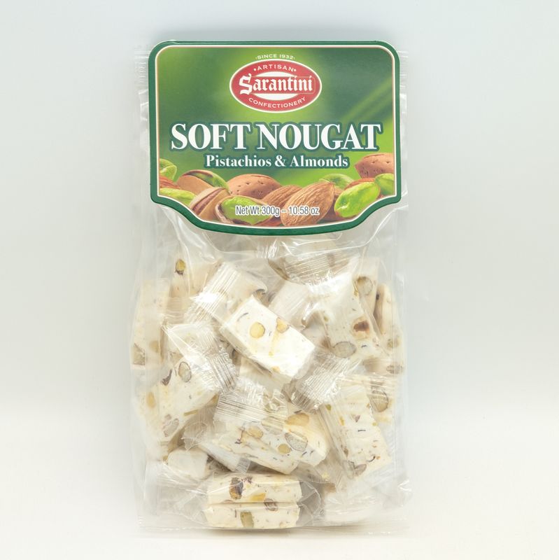 TATSAN SARANTINI Soft Nougat Halva Pistachios Almonds 300g