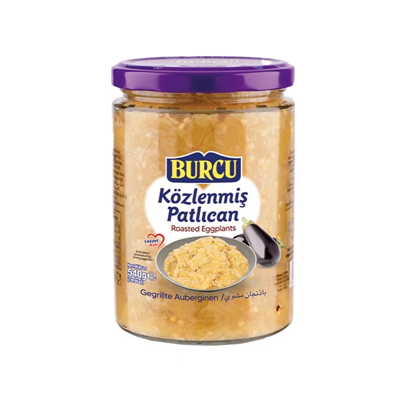 BURCU Roasted Eggplant Aubergine - Kozlenmis Patlican 540g