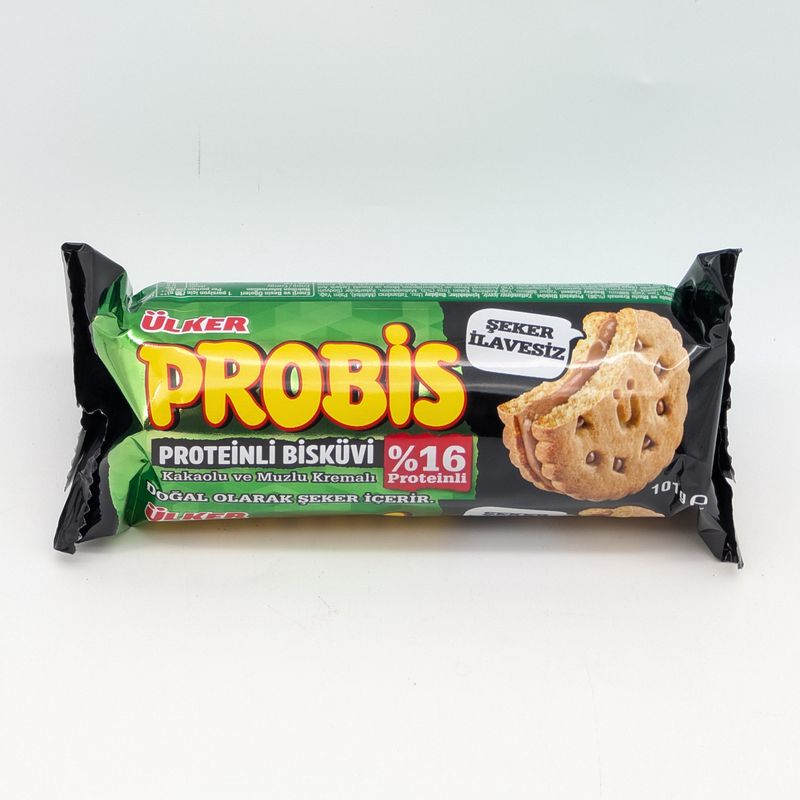 ULKER Probis Sugar Free Mini Biscuits with Protein - Proteinli Seker Ilavesiz Biskuvi 101g