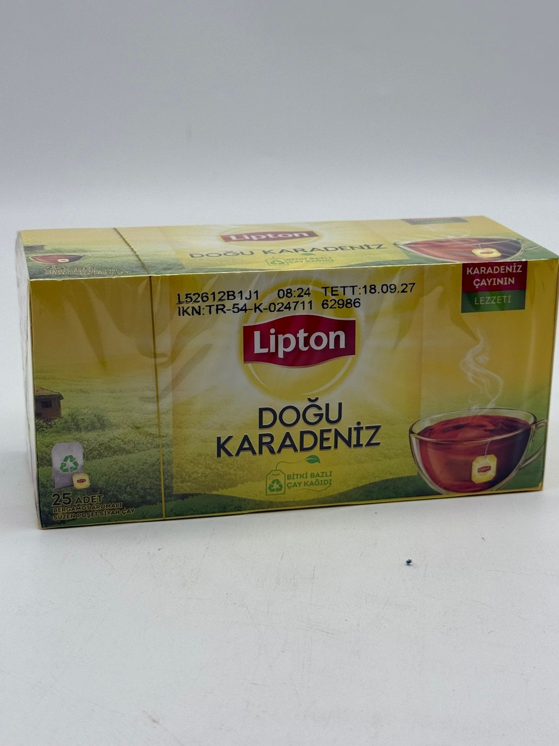 Lipton Dogu Karadeniz Black Tea 25 Tea Bags (50g) – Bergamot Flavored Turkish Black Tea