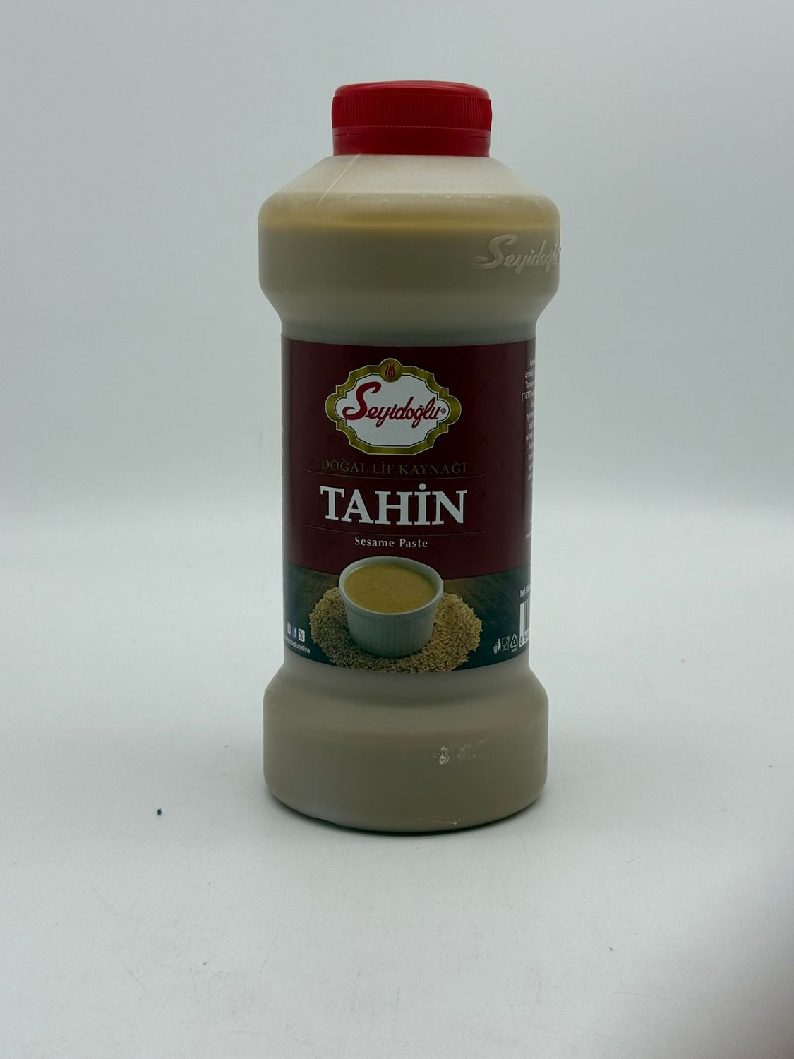 Seyidoglu Tahini Sesame Paste 550g (19.4 oz) – Premium Turkish Tahini, Natural Sesame Spread