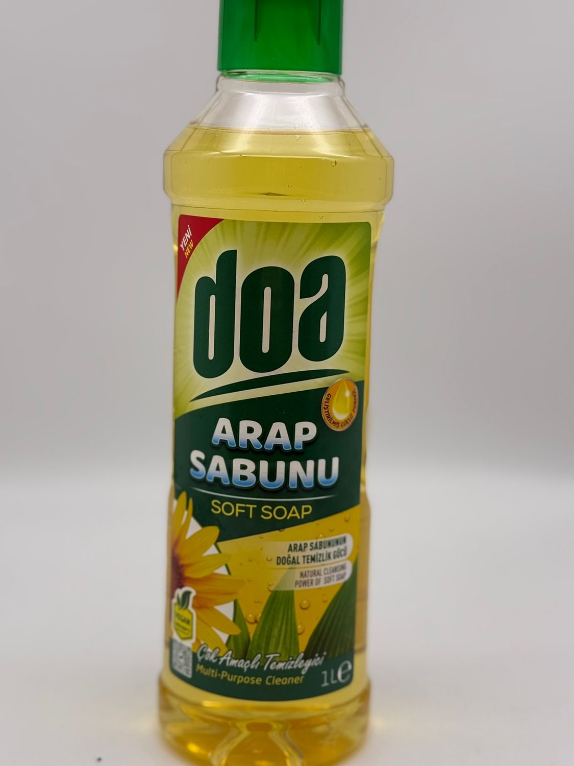 DOA Soft Soap (Arap Sabunu) – Natural Multi-Purpose Cleaner – Plant-Based Traditional Turkish Cleaning Soap – 1L