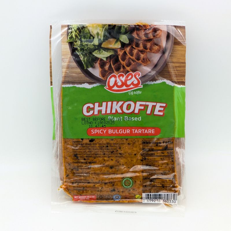 OSES Chikofte Family Pack Plant Based Spicy Bulgur Tartare Cig Kofte 1kg