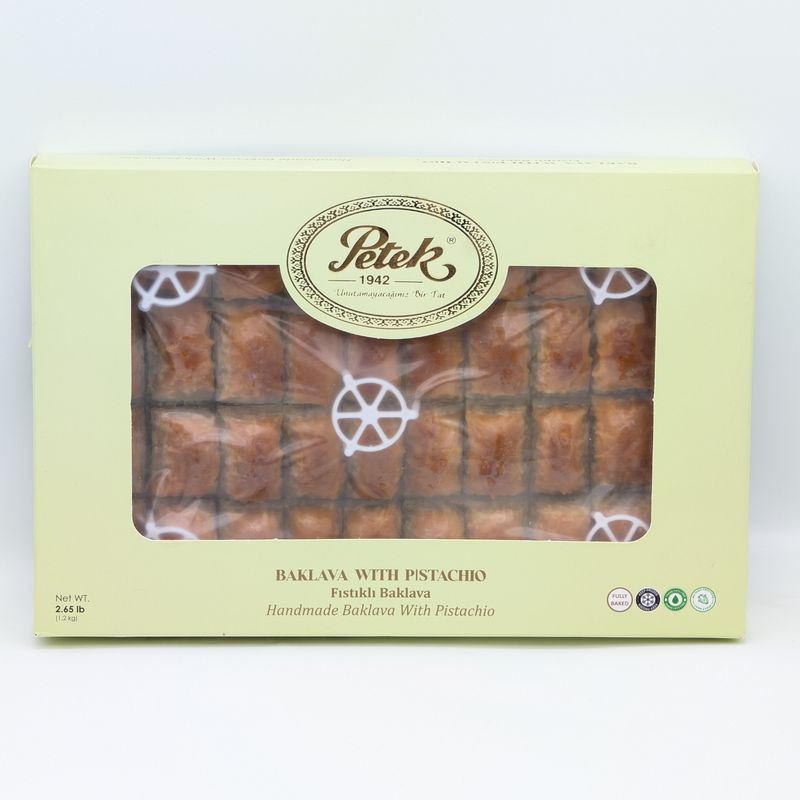 PETEK Baklava with Pistachio Handmade - Fistikli 2.65lb / 1.2kg