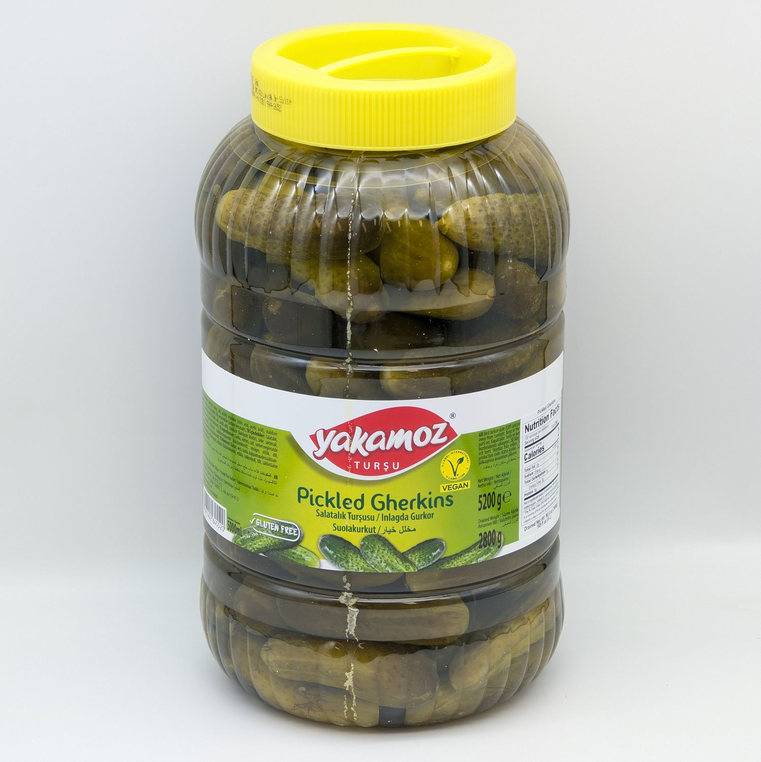 YAKAMOZ Pickled Gherkins - Salatalik Tursusu 5L 2.8kg/5.2kg