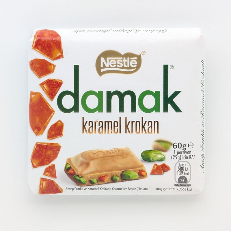 NESTLE Damak Karamel Krokan Antep Fistikli Cikolata 60g