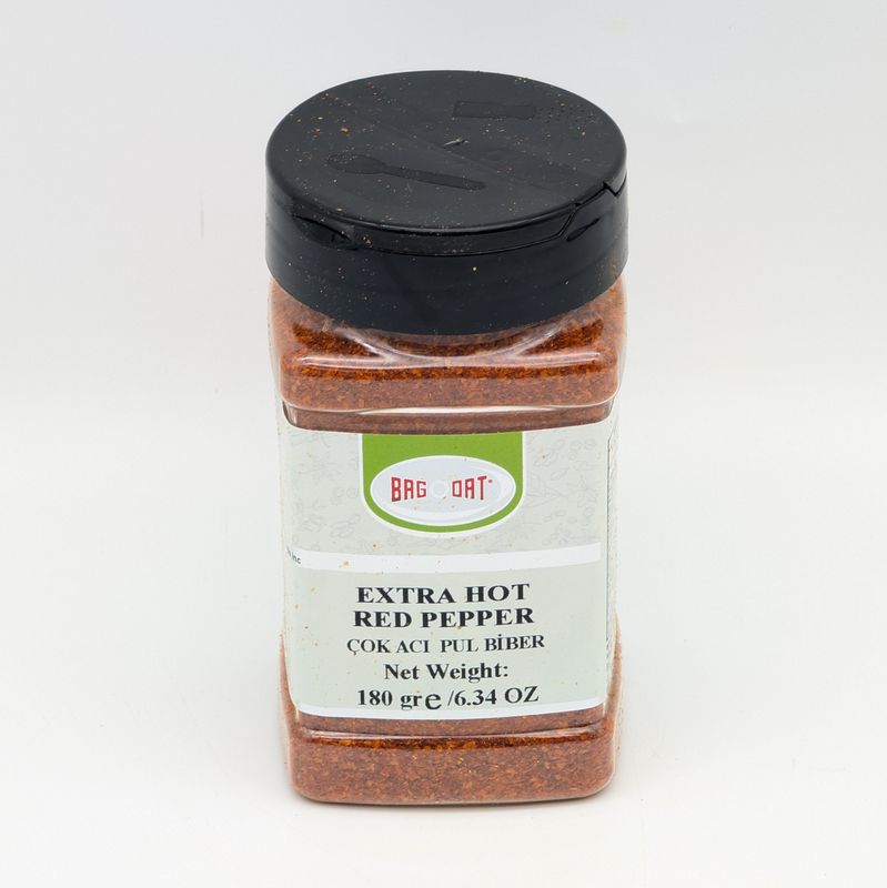 BAGDAT Extra Hot Red Pepper Flakes - Cok Aci Pul Biber 180g