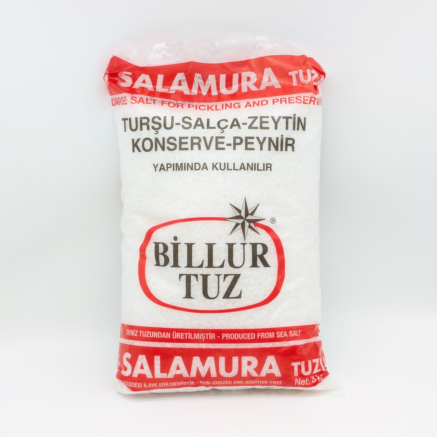BILLUR Salt - Tuz 3kg
