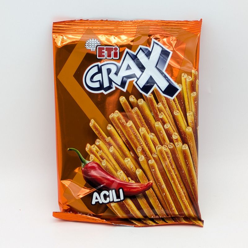 ETI Crax Spicy Stick Crackers - Acili Cubuk Kraker 50g