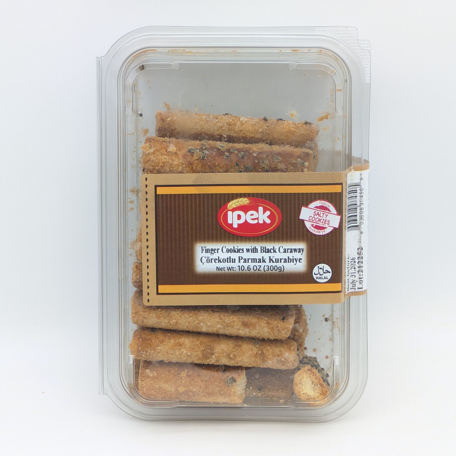 IPEK Finger Cookies with Black Caraway - Corekutlu Parmak Kurabiye 300g