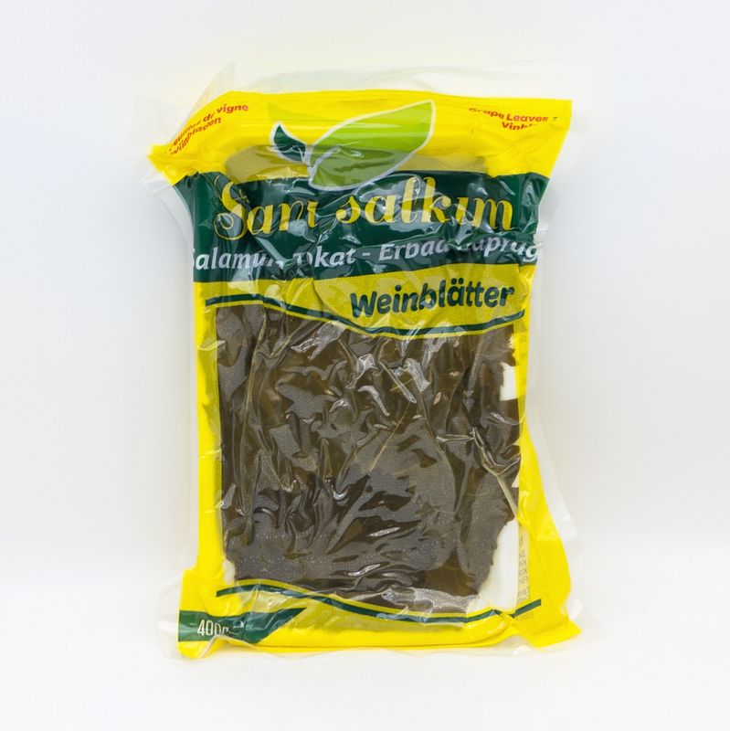 SARI SALKIM Cooked Grape Leaves in Brine - Salamura Tokat Erbaa Haslanmis Asma Yapragi 400g