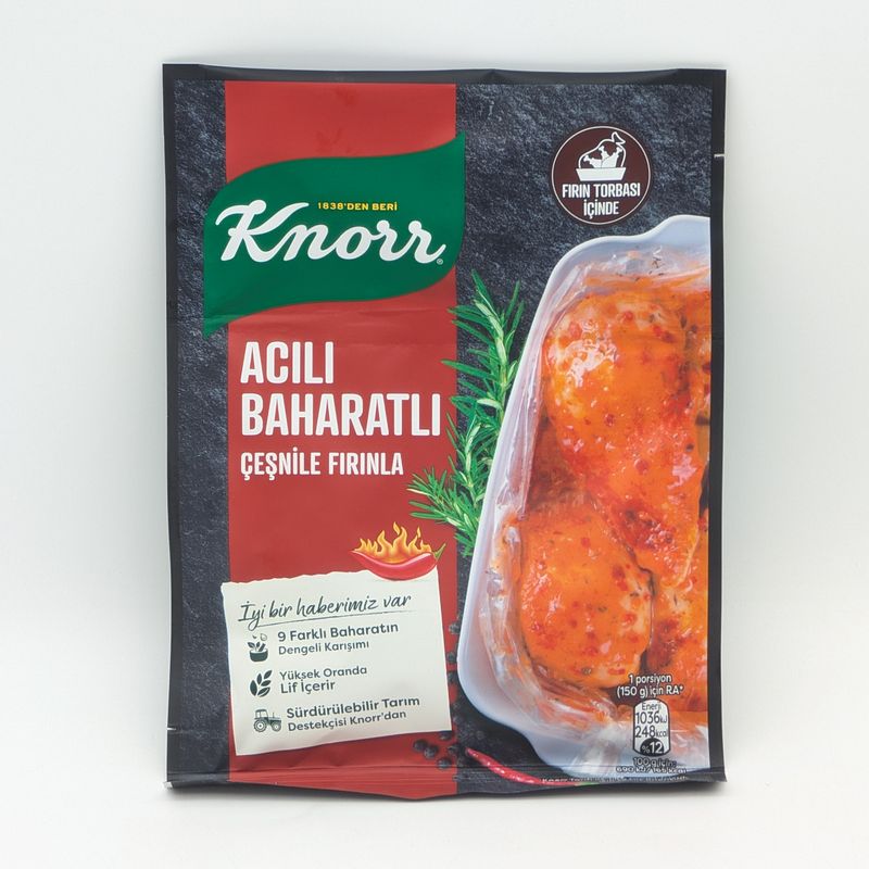 KNORR Hot and Spicy Mix - Acili Baharatli Cesnile Firinla 31g
