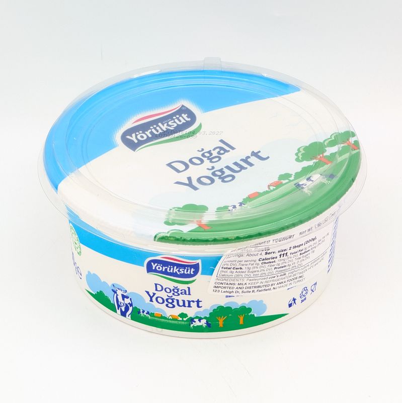 YORUKSUT Natural Yogurt - Dogal 750g