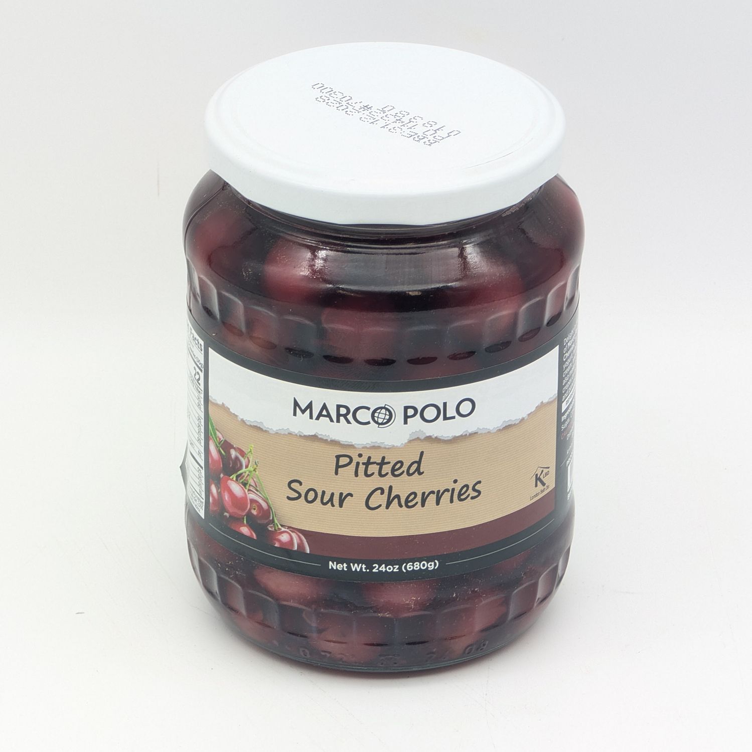 MARCO POLO Pitted Sour Cherries 24oz 680g