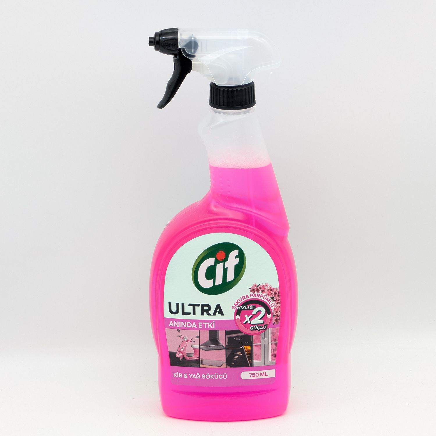 CIF Ultra Dirt and Lime Remover Kitchen - Kir ve Kirec Sokucu Mutfak 750mL