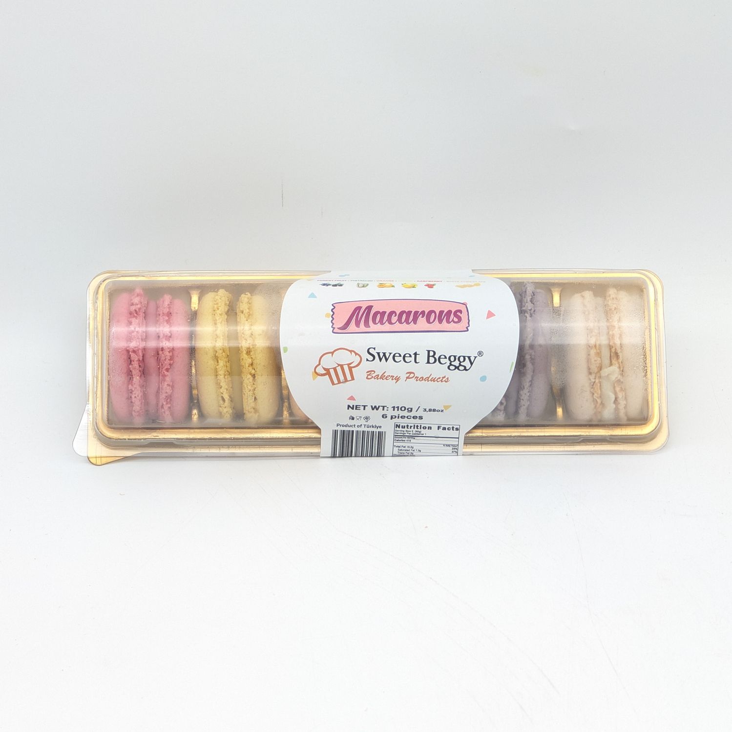 SWEET BEGGY Macarons 90g (6pcs x 15g)