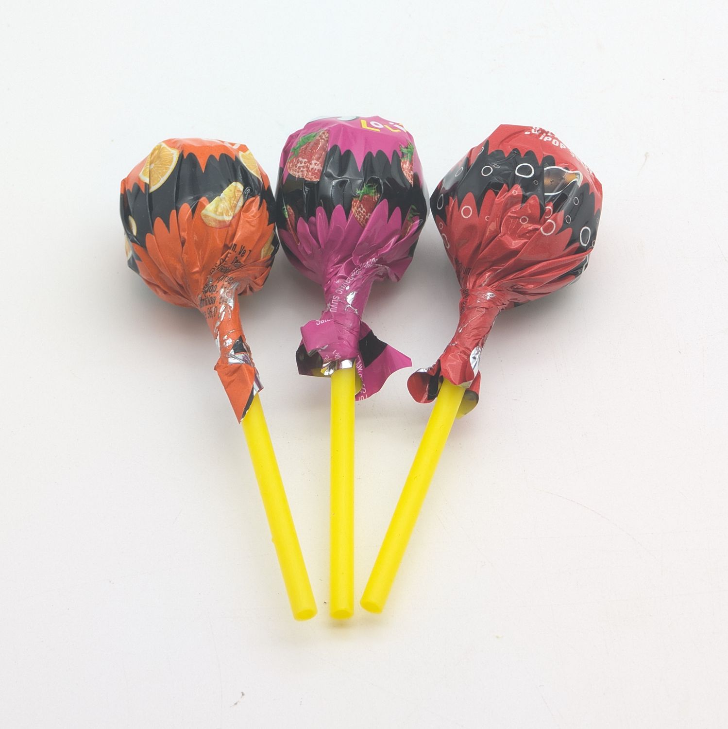 ULKER Yupo Lollipop Candy Strawberry/Orange/Cola Flavor - Cilek/Portakal/Kola Aromali 11g