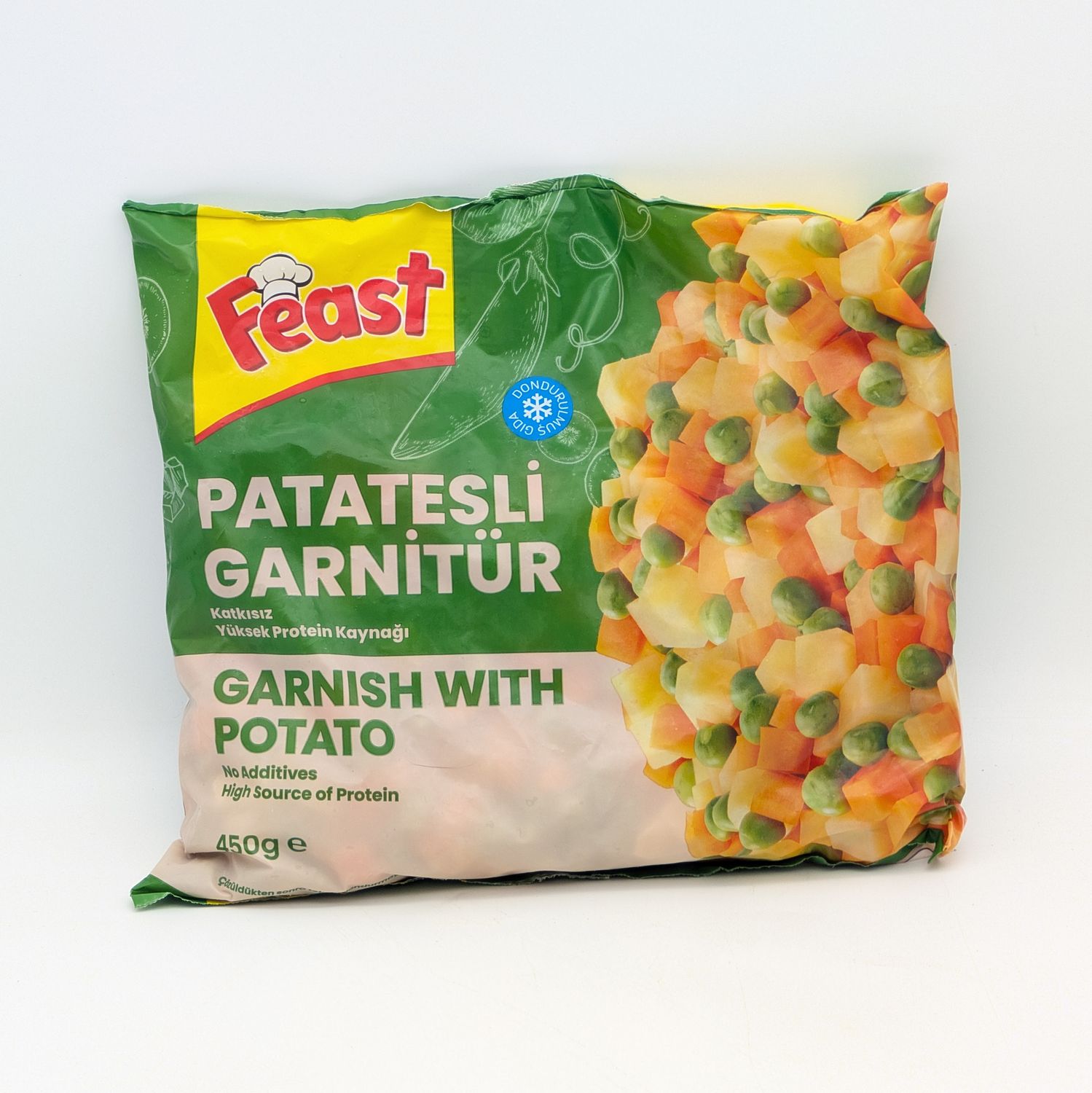 FEAST Garnish with Potato Frozen - Patatesli Garnitur Donuk 450g