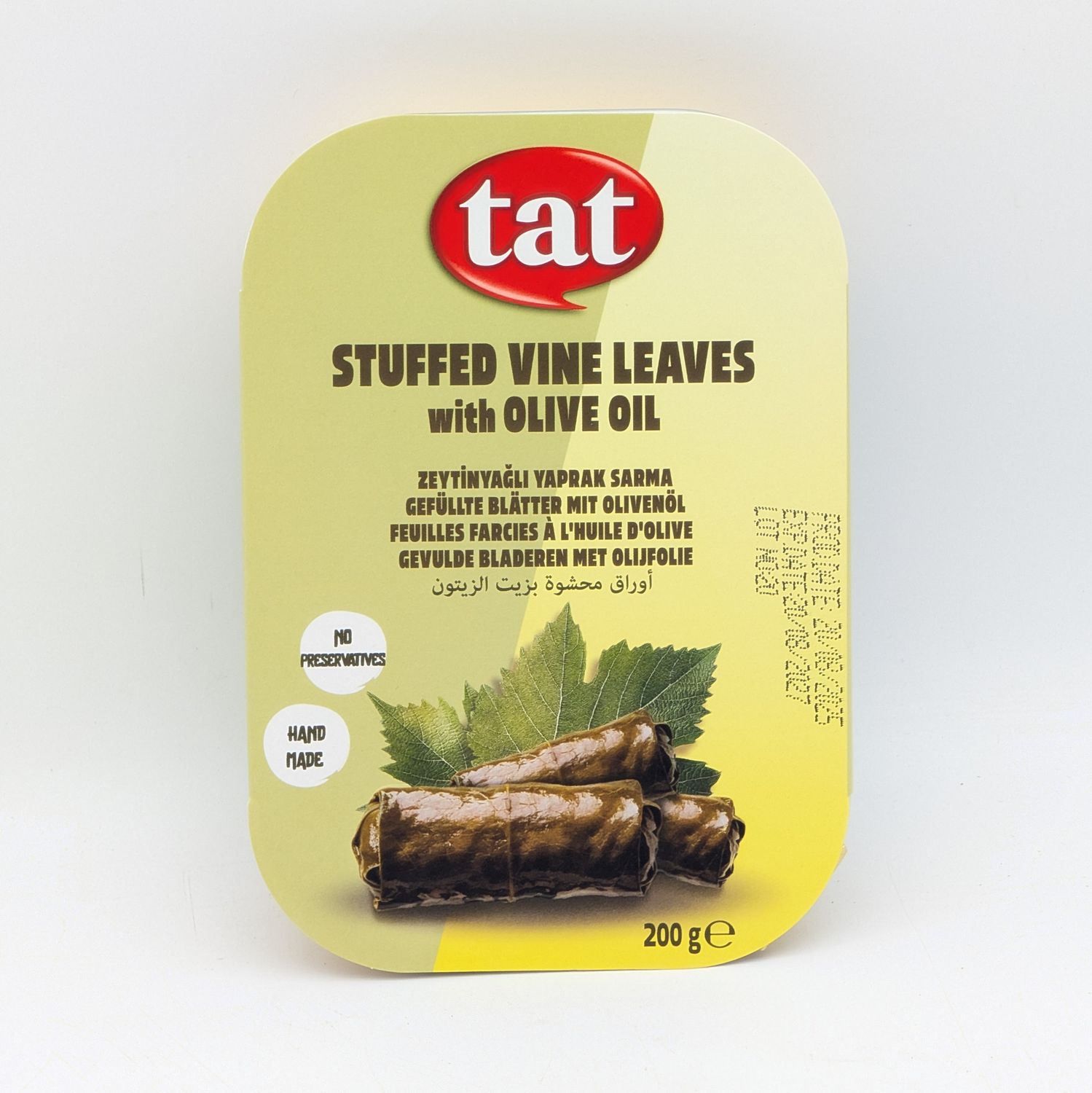TAT Stuffed Grape Leaves - Yaprak Sarma 200g