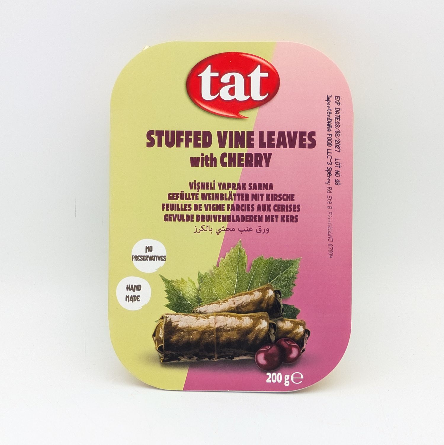 TAT Stuffed Grape Leaves with Cherry - Visneli Yaprak Sarma 200g