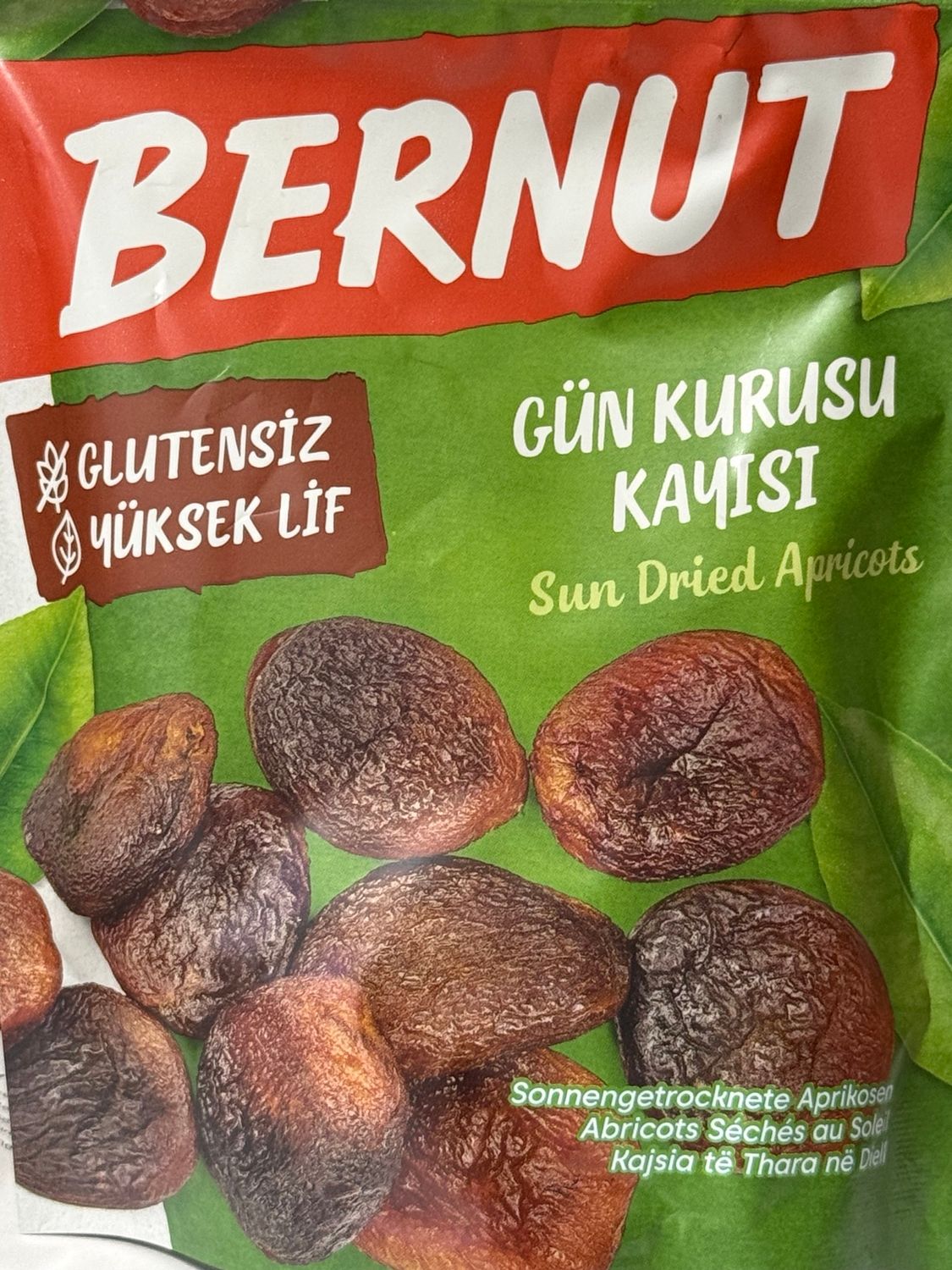 Bernut Sun Dried Apricots – Gün Kurusu Kayısı, Gluten Free, 150 g