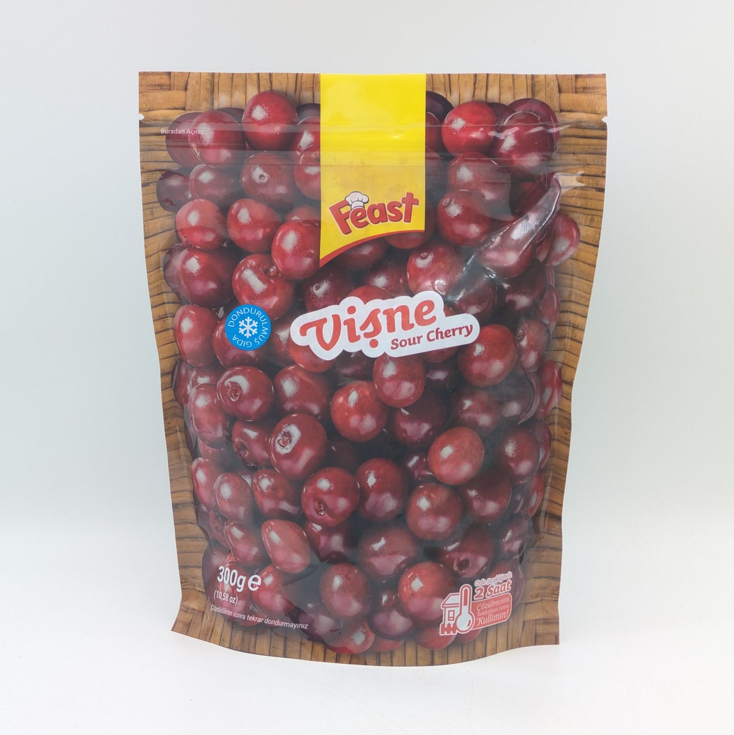 FEAST Frozen Sour Cherry - Donuk Visne 300g