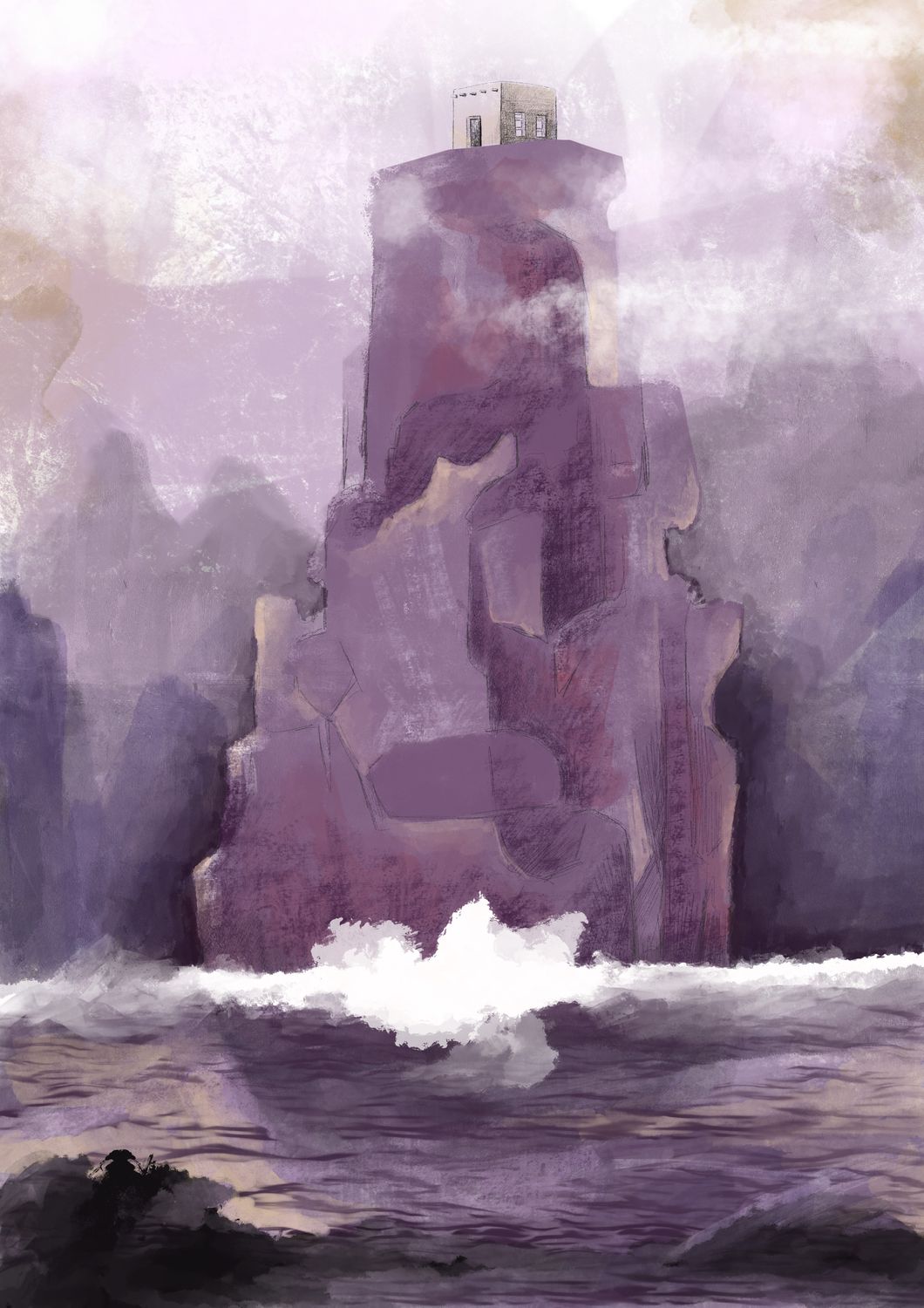 The Wise Builder's House (Giclée print)