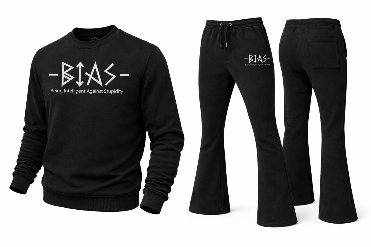 BIAS Full Set (Crewneck Sweatshirt + Flare Pants)