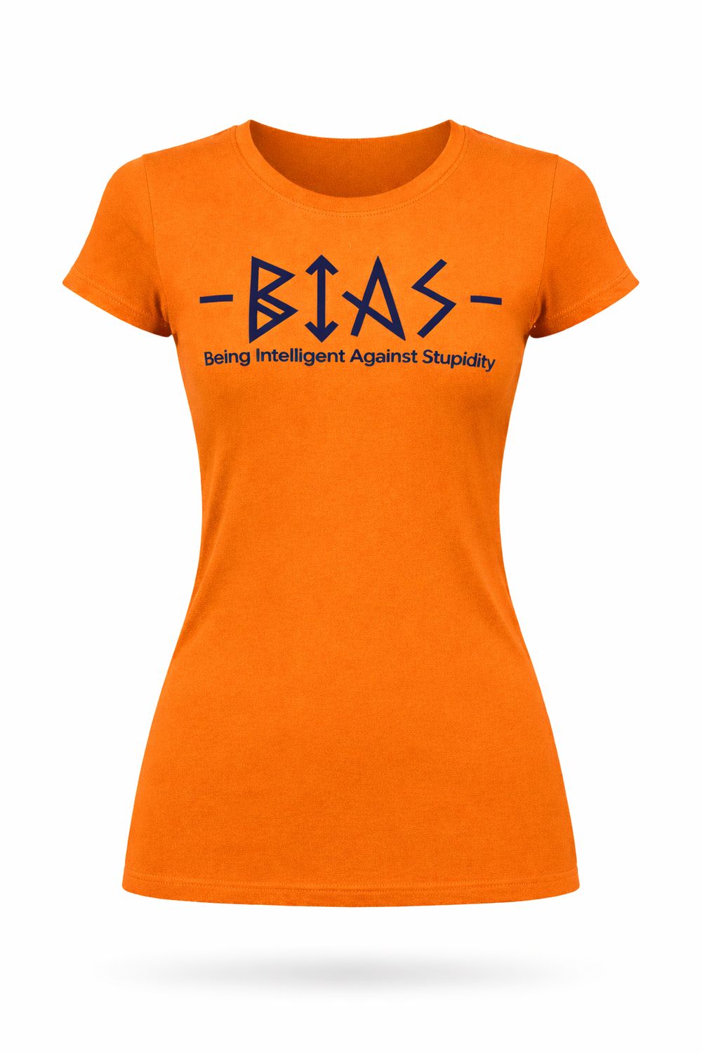 BIAS Orange & Navy  Women's T-Shirt