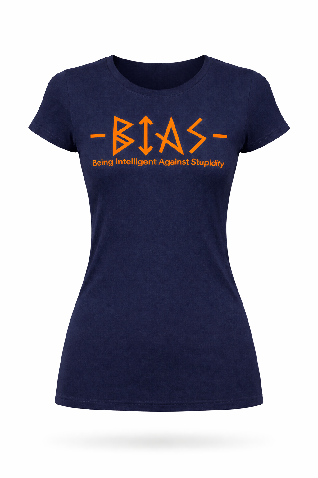 BIAS Orange & Navy  Women's T-Shirt