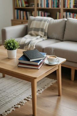 Coffee Table and Informative Books