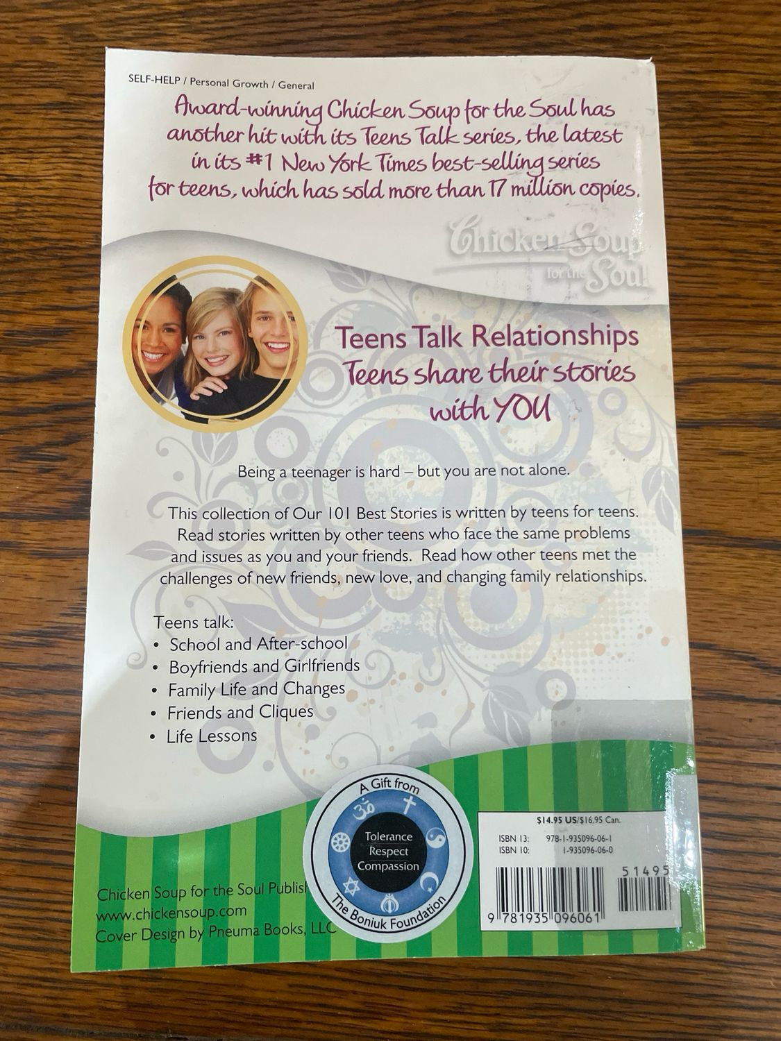 Chicken Soup For The Soul: Teens Talk Relationships by Jack Canfield And Mark Victor Hansen