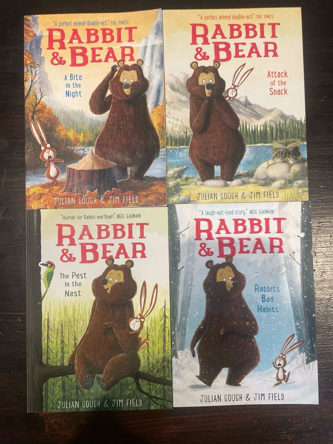 Rabbit And Bear Four Book Collection by Jullian Gough And Jim Field