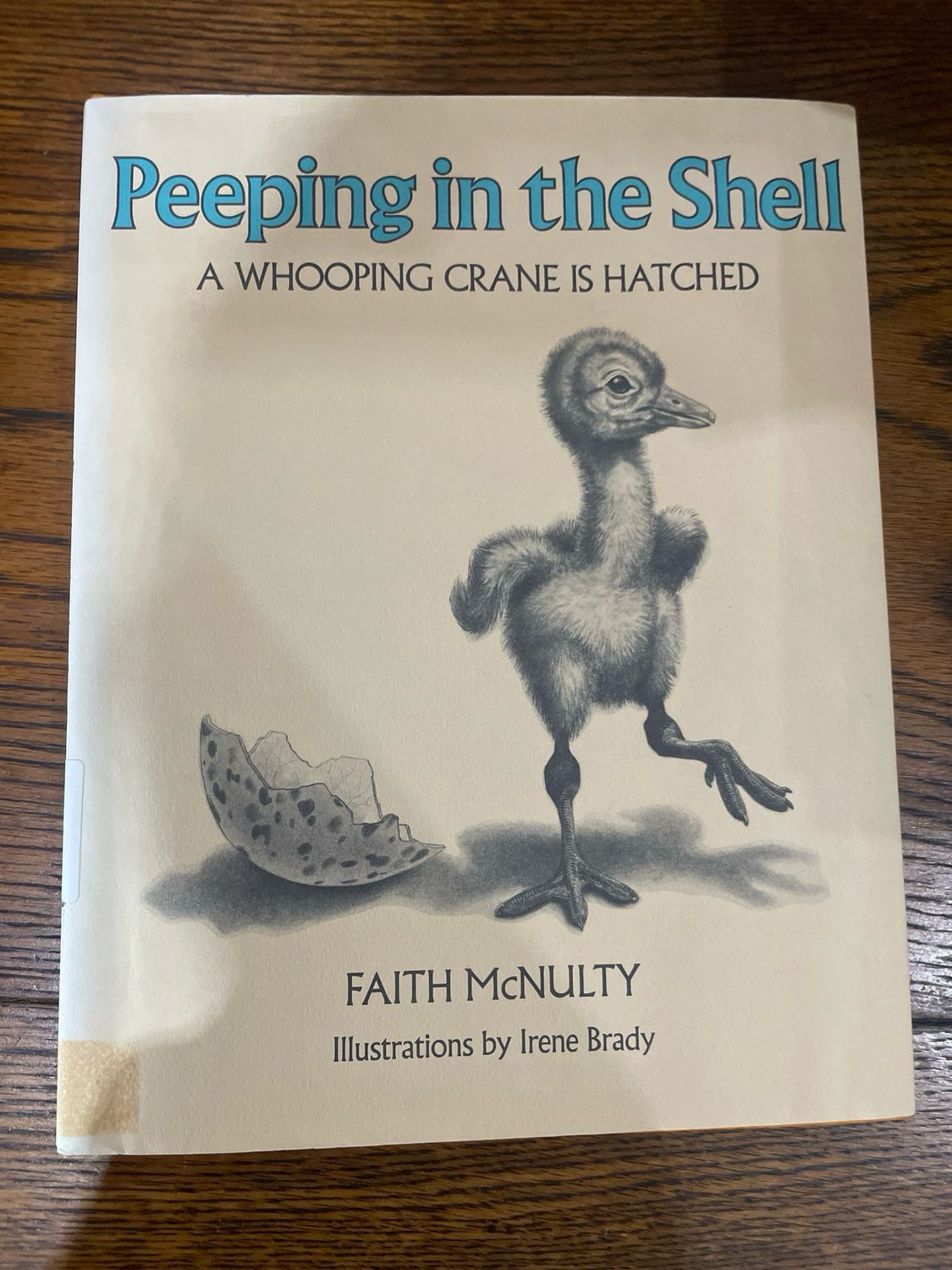 Peeping in the She’ll: A Whooping Crane is Born by Faith McNulty