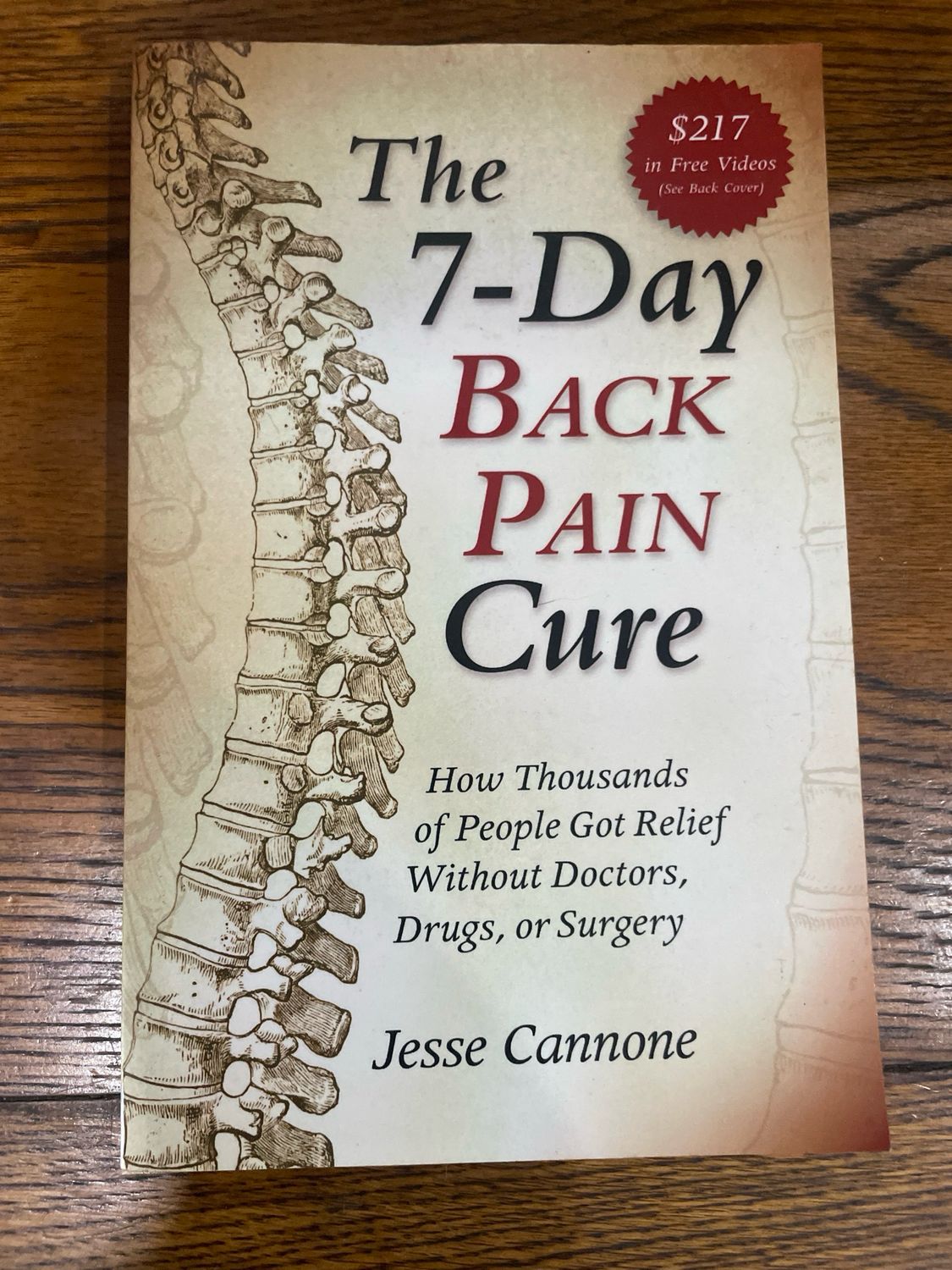 The 7- Day Back Pain Cure by Jesse Cannone